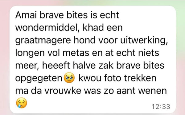 Ervaring van klant met BraveBites